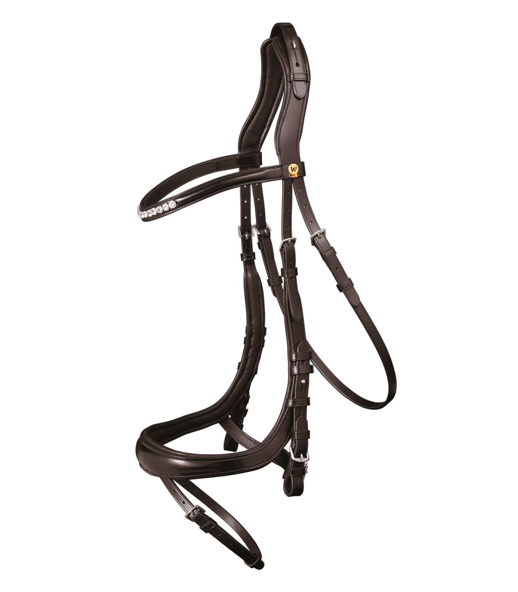 S Line Bridle Sensation Engelsk Kombi - Brun